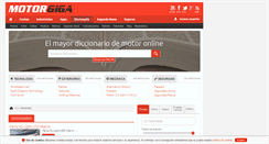 Desktop Screenshot of diccionario.motorgiga.com
